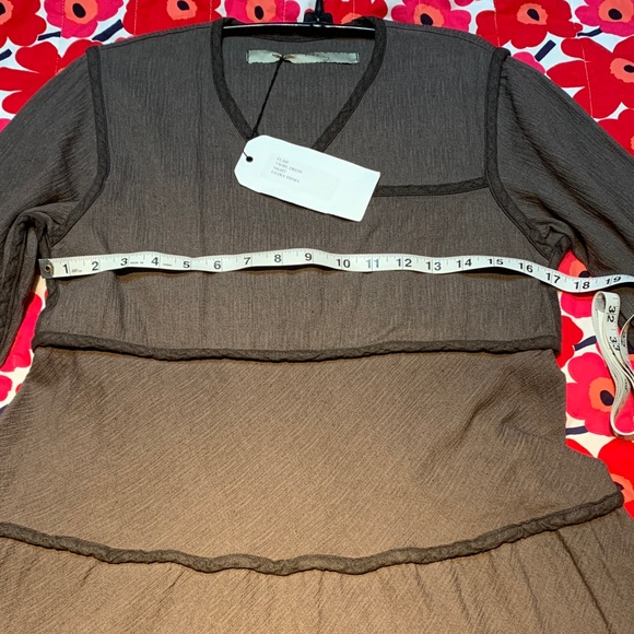 Cynthia Ashby Brown Tiered Maxi “Twirl” Dress - Picture 5 of 9